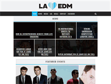Tablet Screenshot of lalovesedm.com